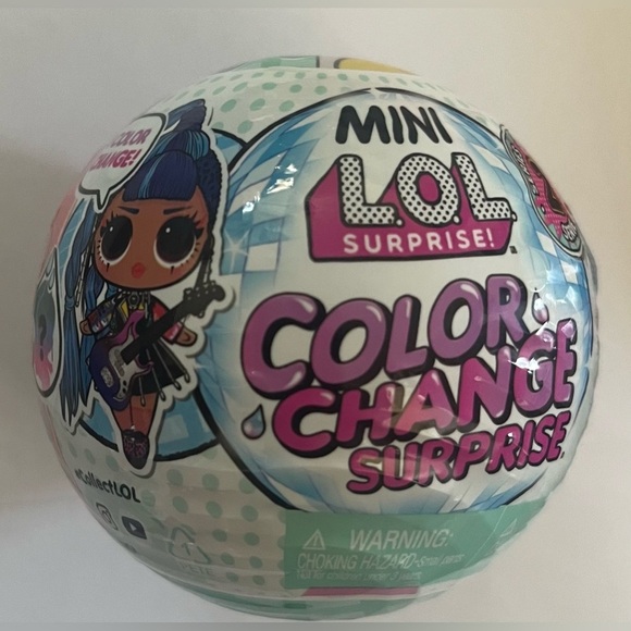 NWT set of 4 L.O.L surprise! Mini color changing  balls season 2 - Picture 3 of 10